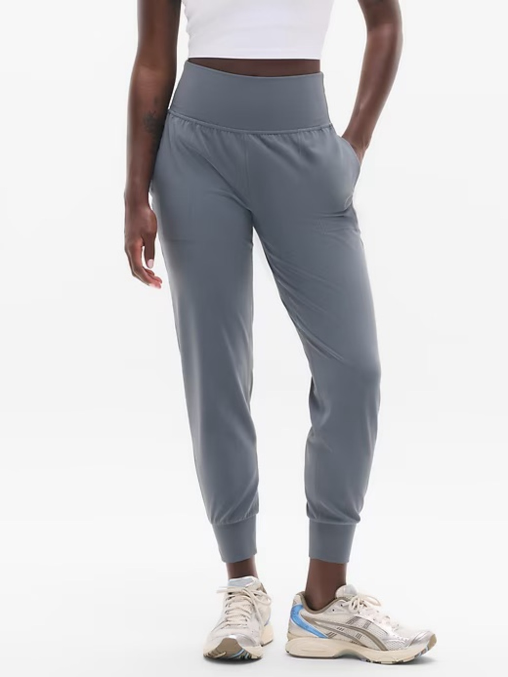 Athleta Salutation High Rise Jogger Pants Size L/G NWOT